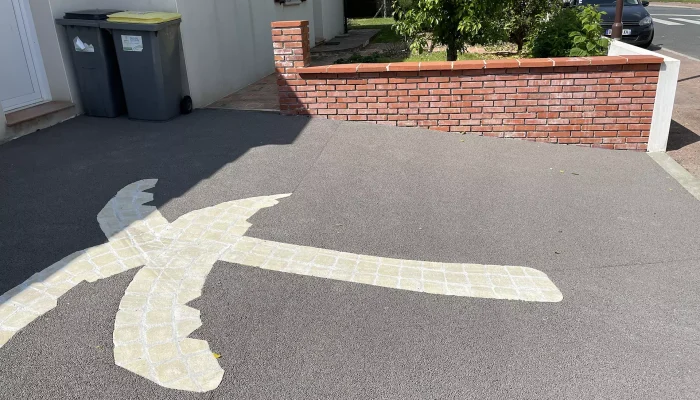 Réalisation d'une création de jardin par Numa Création, paysagiste à Coëx