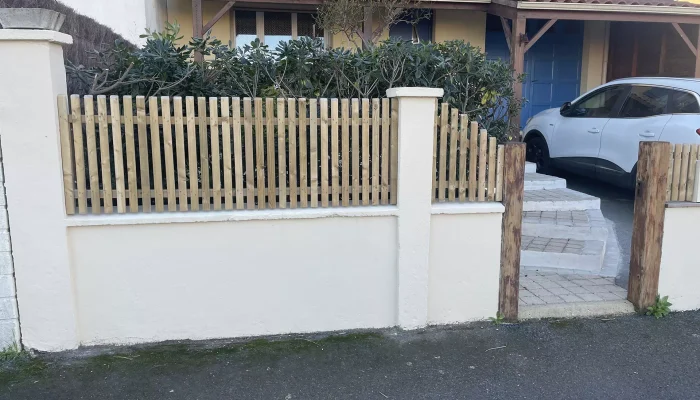 Réalisation d'une création de jardin par Numa Création, paysagiste à Coëx